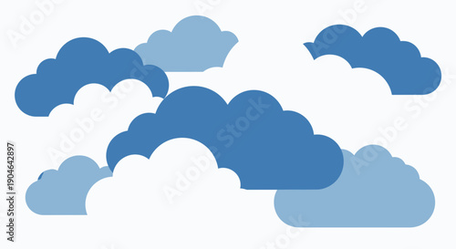 Fluffy Blue Sky Clouds