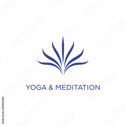 Serene Yoga and Meditation Scene with Lotus Symbol and Calm Atmosphere View