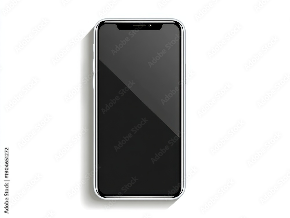 Naklejka premium smartphone icon isolated on a transparent background ar 43