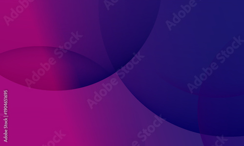 Abstract premium purple and dark blue gradient background with overlapping circular layers and soft shadows.
