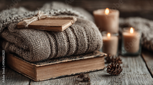 A collection of cozy and hygienic bathroom scenes without people. These images feature spa-like setups with towels, candles, bamboo hygiene items