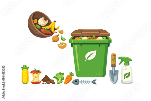Composting kitchen scraps helps reduce waste and supports healthy soil in the garden during any time of the year