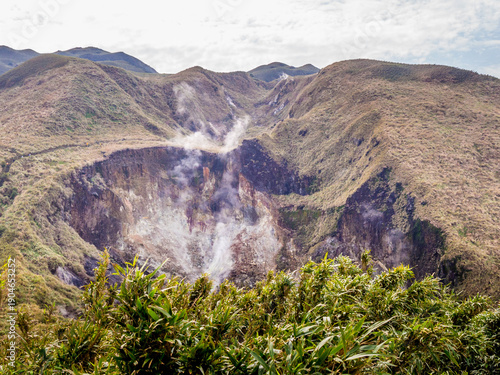 Xiǎo yóu kēng Fumarole in Yangmingshan National Park of Taiwan