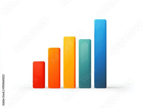 Free Download bar chart icon isolated on a transparent background ar 43 - GFXLoad