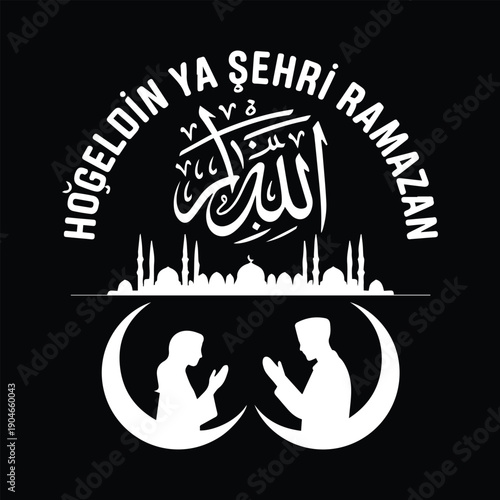 Vintage rubber stamp set with animal symbols and frame design