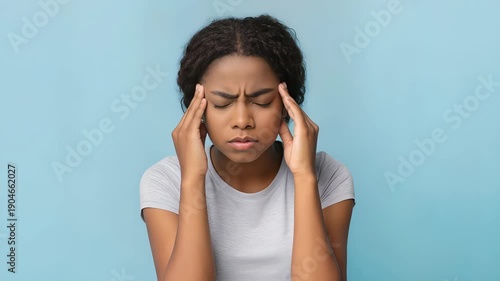 Woman with a headache