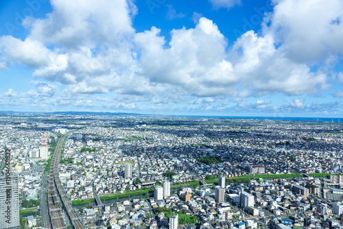 静岡県浜松市の都市風景