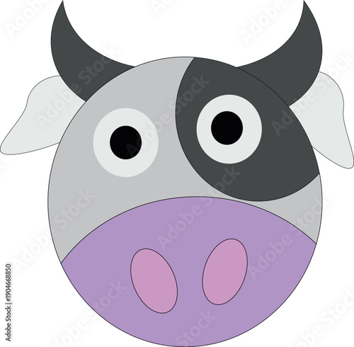 funny cow cartoon
