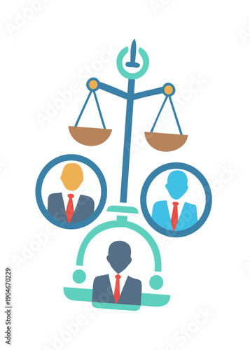 Law Firm logo, scale logo,advocate, attorney logo template