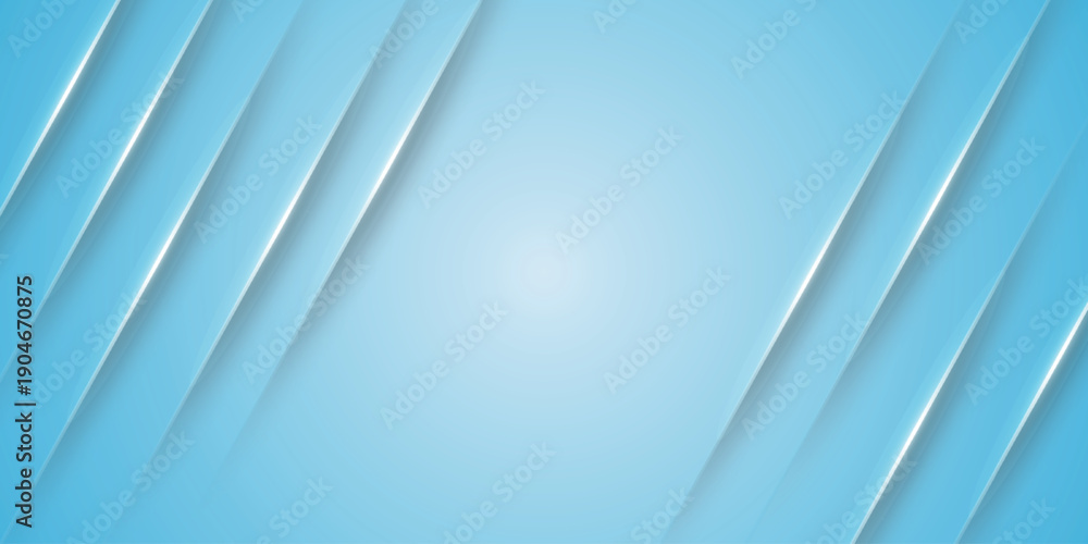 Obraz premium Blue and white gradient abstract background with modern and futuristic glowing white light line design. Minimalist design with scratch effect for covers, banners, brochures, presentations. VOL. 4