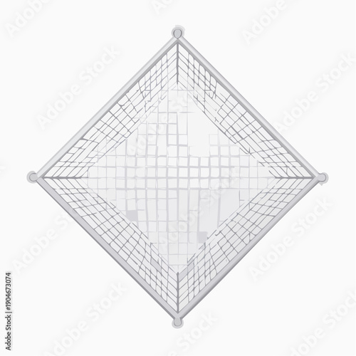 金属グレーチング格子プレートの工業用シンプルアイコン
