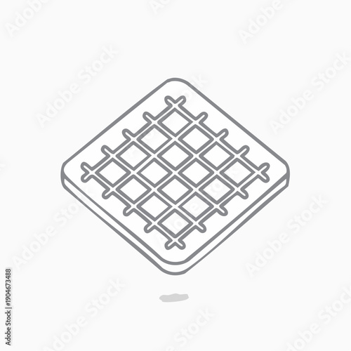 滑り止め金属プレートの工業用シンプルアイコン