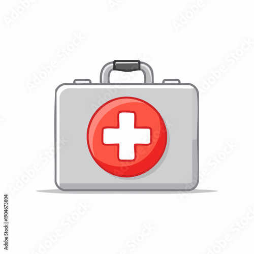 救急セットケースのシンプルアイコン 安全対策イメージ