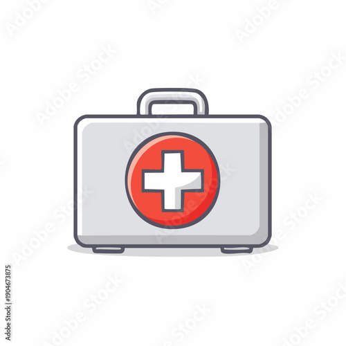 救急セットケースのシンプルアイコン 安全対策イメージ