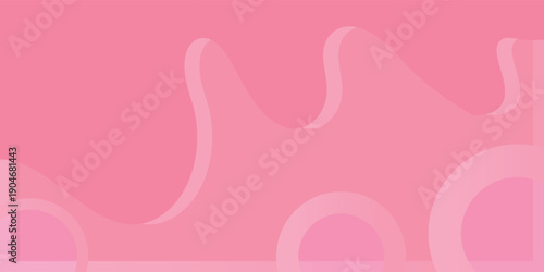 Modern pink abstract background with fluid shapes and soft gradients. Perfect for web design, social media, and creative projects illustration