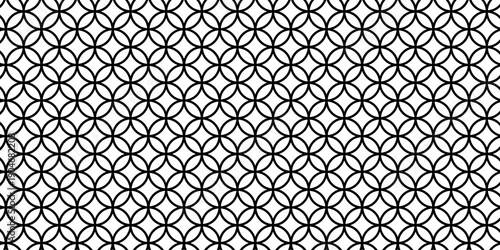 circle geometric seamless pattern for background.