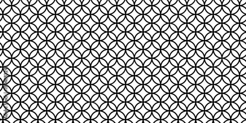 circle geometric seamless pattern for wallpaper or background.