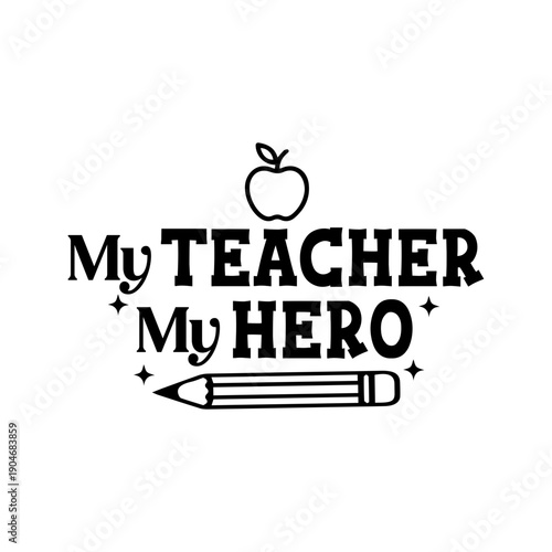 A heartwarming illustration celebrating the admiration for a dedicated educator