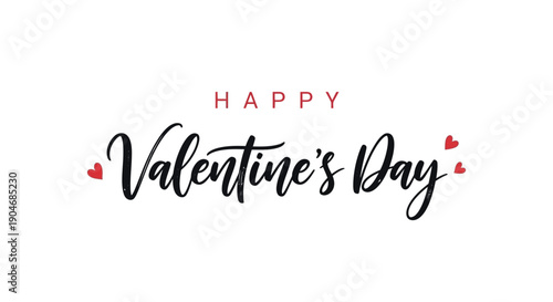 Valentines Day celebration with big heart surrounded by small hearts