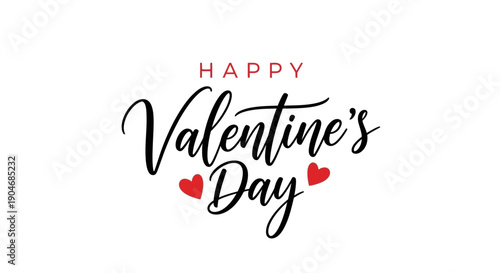 Red pencil draws heart for Happy Valentine's Day celebration