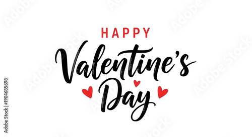 Happy Valentine's Day celebration with hearts and love