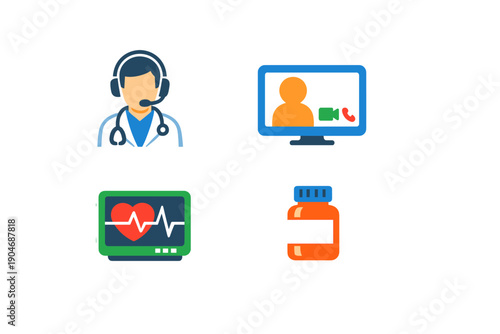 Healthcare technology is helping doctors provide virtual support and monitor patients from home using video calls and medical devices for better patient care