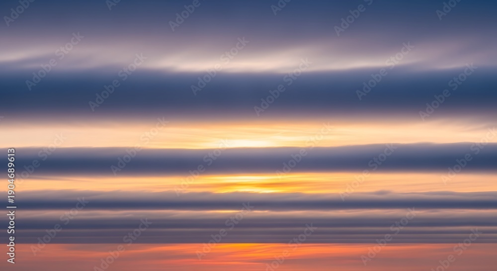 Obraz premium Soft Cloud Layers at Dawn with Gentle Light