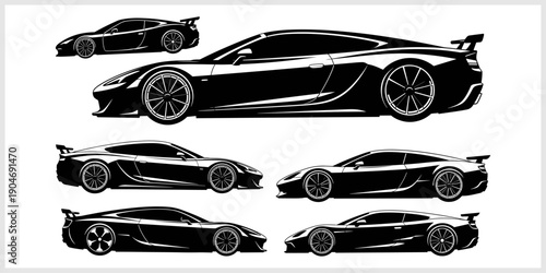 Sports Cars Collection Sleek Designs Speed  Performance.