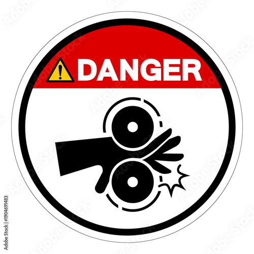 Danger Pich Point Symbol Sign ,Vector Illustration, Isolate On White Background Label. EPS10