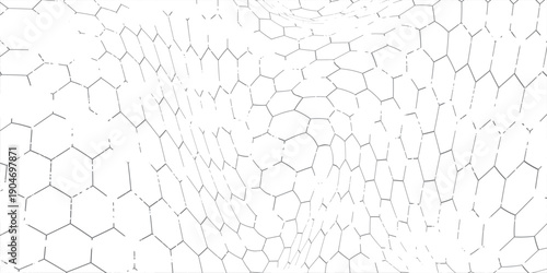 Honeycomb pattern with hexagon mesh. Texture bee comb grid. Flat vector illustration isolated on white background. vector ilustration