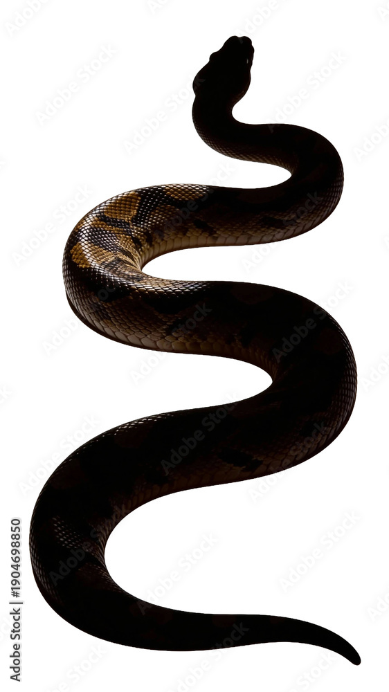 Fototapeta premium Anaconda silhouette