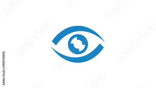 Modern Blue Eye Logo