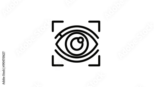 Eye Scanning Icon