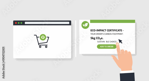 Eco Friendly Online Shopping With Carbon Footprint Certificate