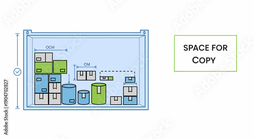 Efficient Cargo Placement Within Container Maximizing Space And Organization