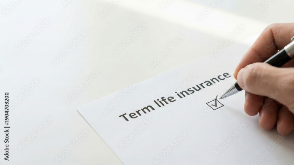 Obraz premium Understanding term life insurance benefits essential guide for clients in business settings