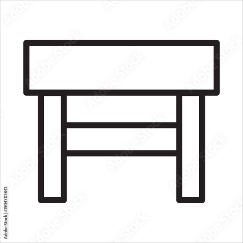 roadblock icon outline vector