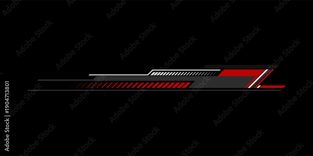 Fototapeta premium racing speed trendy fashionable vector t-shirt and apparel design.