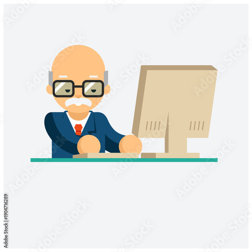 funny cartoon scientist