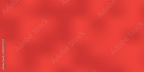 Gradient Dots Background. Grunge Pattern. red Texture. Vintage Monochrome Overlay. Vector illustration