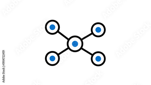 Abstract Network Connection Icon