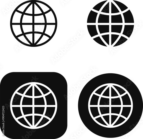 Web site icon sheet with white background single best for bussines card, website and more.