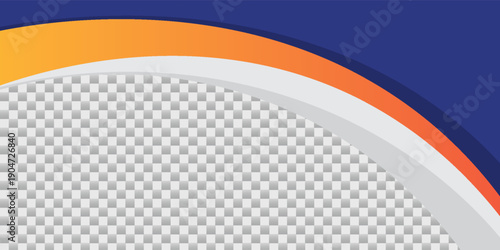 modern blue and orange business presentation template