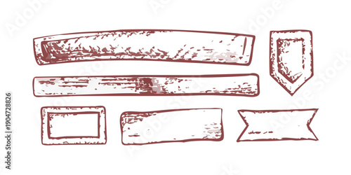 A variety of different types of breads and pastries on a wooden table Vector