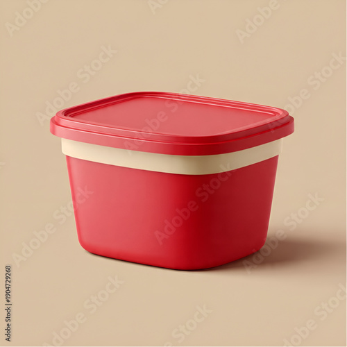 empty plastic container 3d model