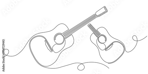 vector illustration of an electric guitar