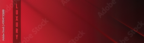 Abstract Red Gradient Luxury Background with Diagonal Lines