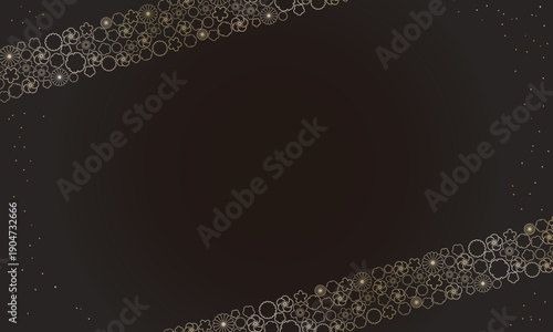 黒色の和風背景素材