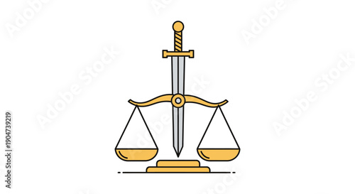 Modern artistic symbolic illustration representing truth overcoming lies