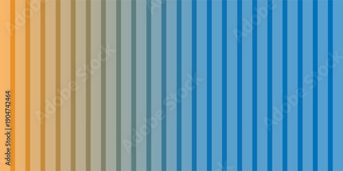 Bright striped background with futuristic vintage aesthetic and nostalgic retro chrome. Dramatic chromatic gradient in retro-futuristic style with warm and cool colors for art projects.